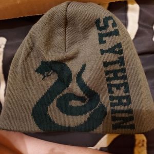 Reversible Slytherin Beanie Harry Potter